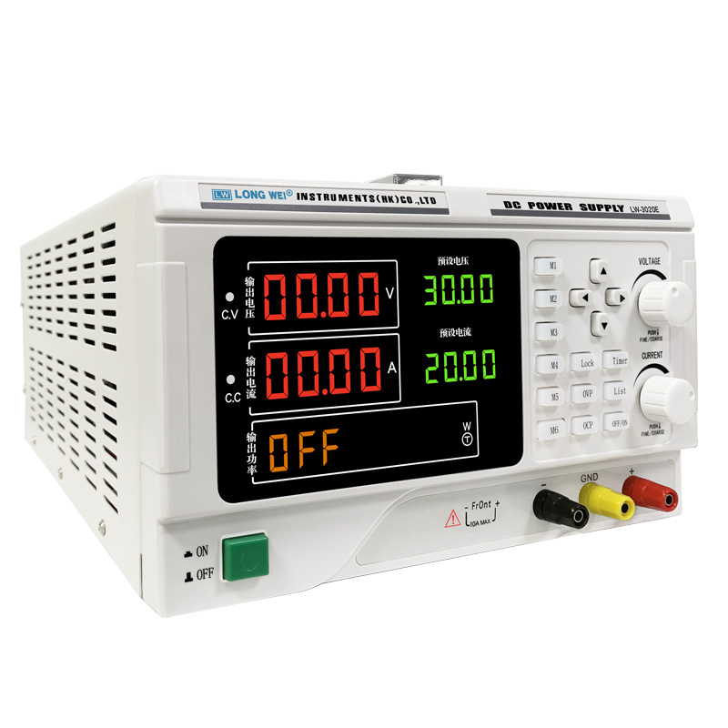 High Precision Dc Power Supply 30V 10A - Longwei LW-1560E 900W 15V 30V 60V