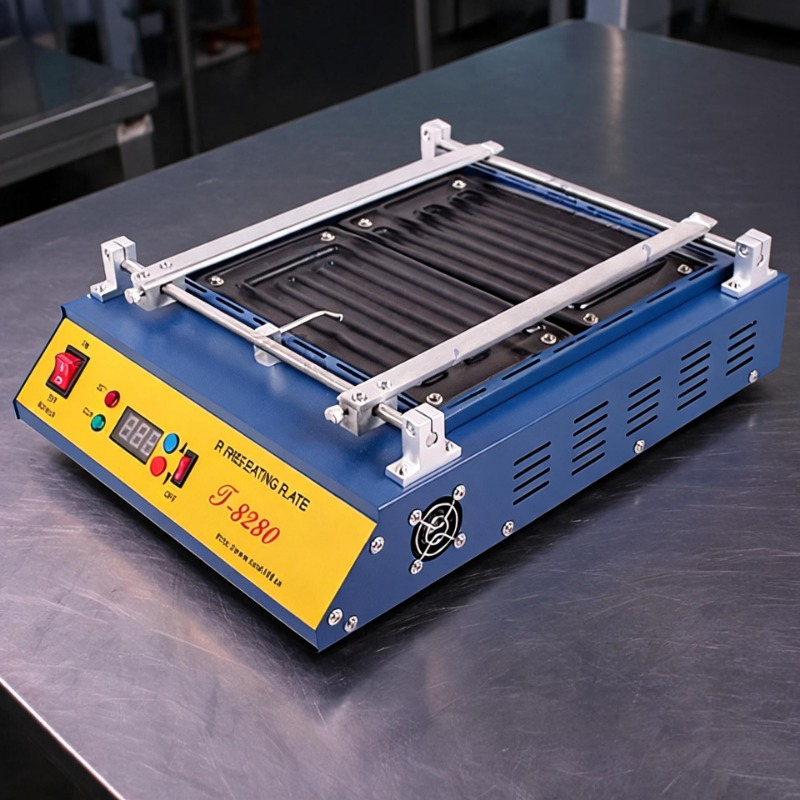 Infrared Bga Rework Station - PCB-Vorheiz-Reparaturmaschine Vorheizstation IR-Vorheizplatte Ofen T-8280 220V
