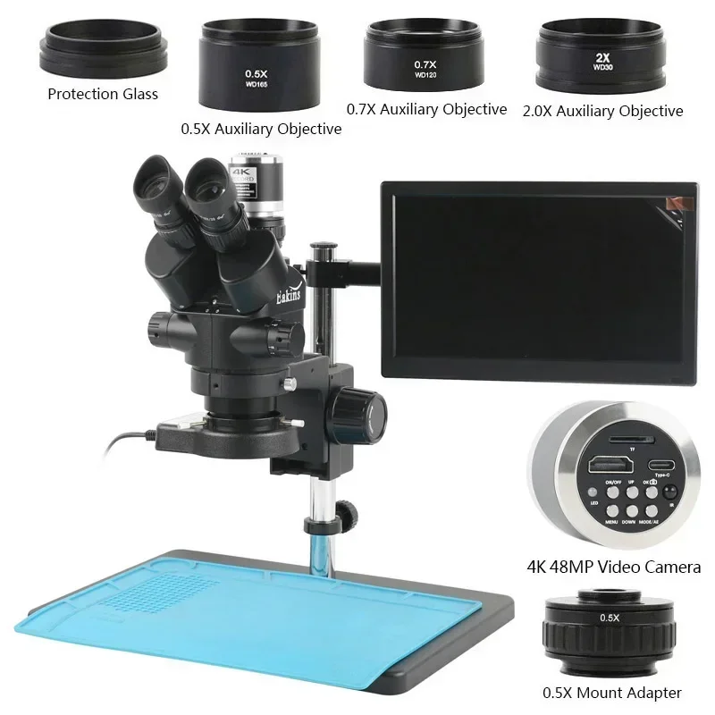 Simul Brenn Trinokular Stereo  – Trinocular Stereo Microscope 7X-45X Bewertung und Preis