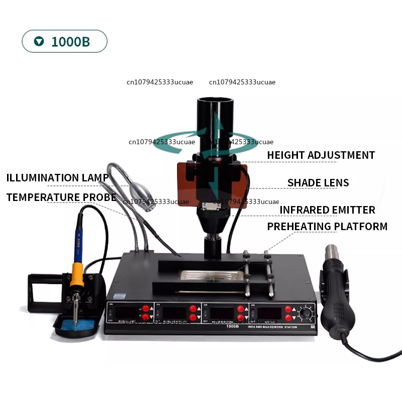 1000B/1000A Infrarot-Multifunk – Infrared Bga Rework Station Bewertung und Preis