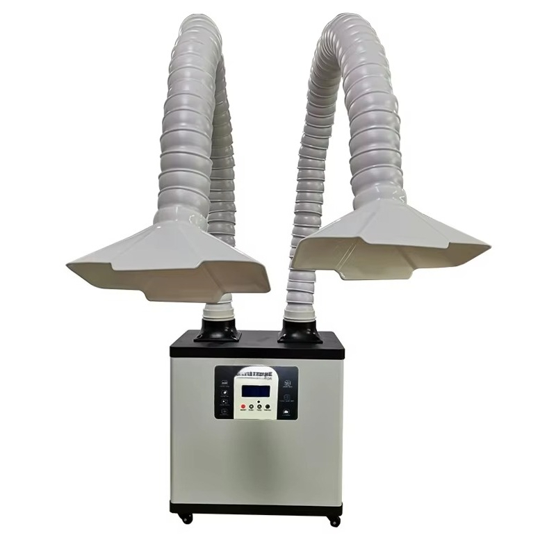 C200Y Tragbarer Hochleistungs- – Fume Extractor Soldering Dual Arm Bewertung und Preis