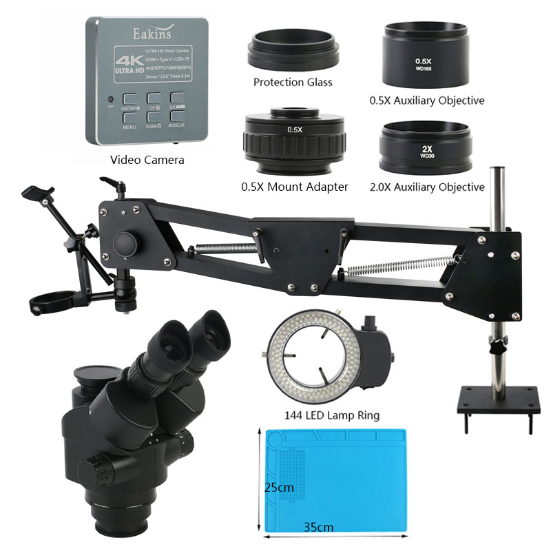 3,5 x-90x zoom simul fokales i – Simul-Focal Industrial Microscope 4K Hdmi Bewertung und Preis