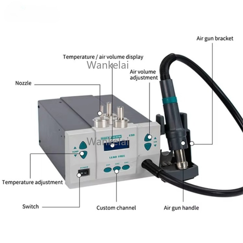 Original 1000W 220/110V QUICK  – Hot Air Rework Station 861Dw Bewertung und Preis