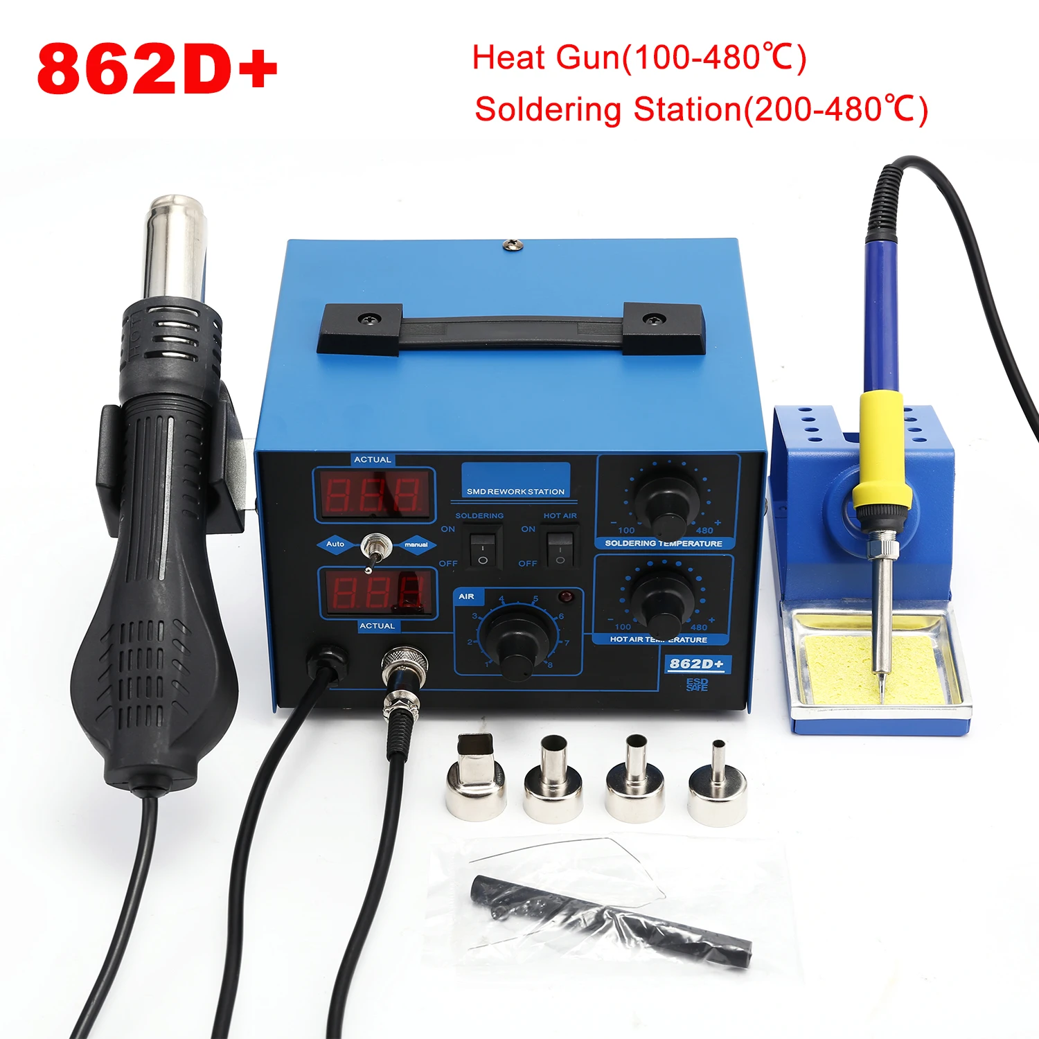 2-in-1 750W Lötstation mit LCD – 2 In 1 Soldering Rework Station 750W Bewertung und Preis