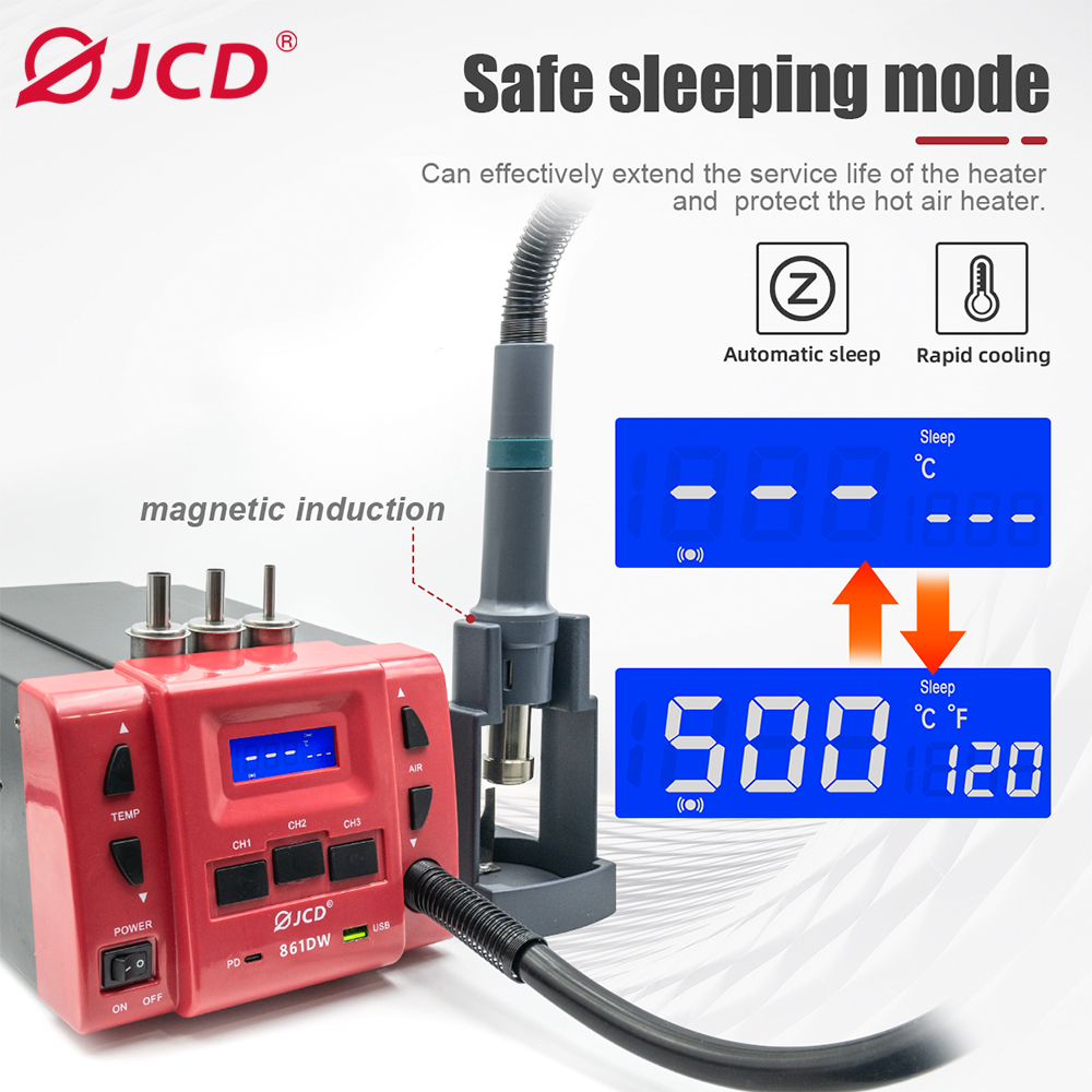 JCD 861DW Heißluftpistole 1000 – Hot Air Rework Station 861Dw Bewertung und Preis