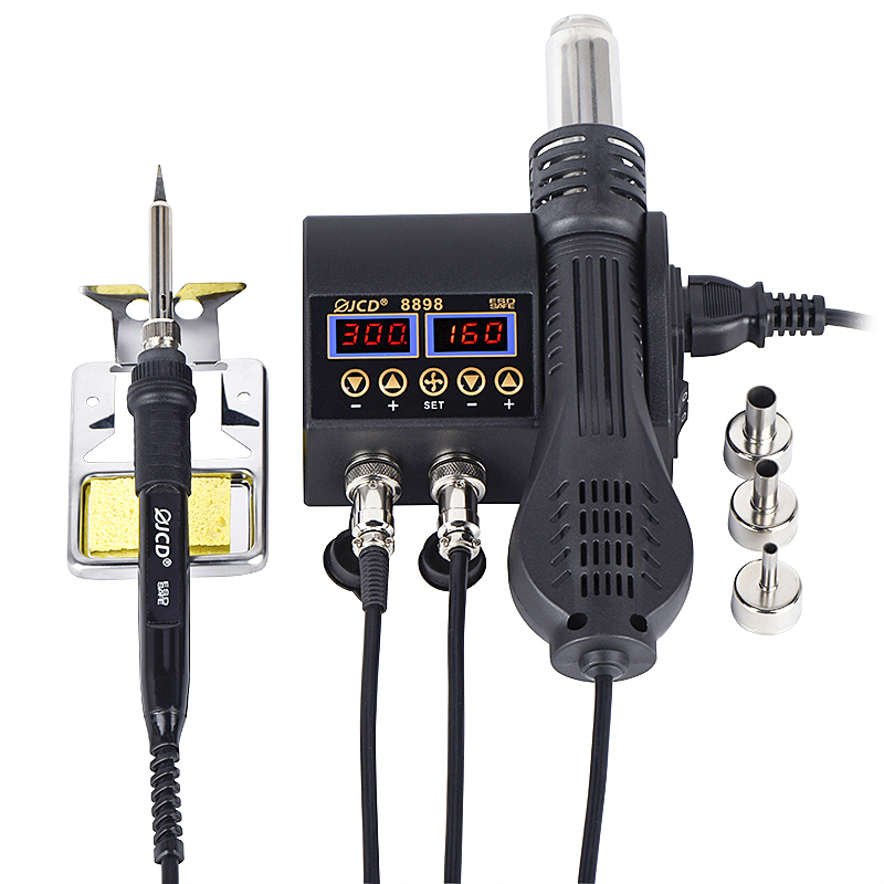 JCD 2-in-1 8898 Lötstation LED – 2 In 1 Soldering Rework Station 750W Bewertung und Preis