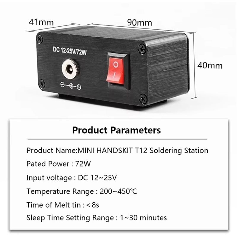 B03C-T12 Digitale Lötstation T – T12 Soldering Station Oled Bewertung und Preis